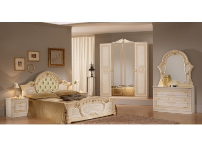 Schlafzimmer Set Design Modern Luxus Schlafzimmer Bett + 2x Nachttisch 6 tlg.