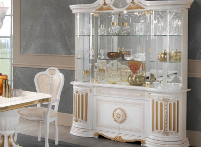 Vitrine xxl Schrank Vitrinen Schau Schränke Design Italienische Möbel Wohnzimmer