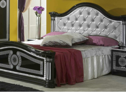 Bett 2x Nachttisch 3tlg. Schlafzimmer Set Design Luxus Schlafzimmer Chesterfield