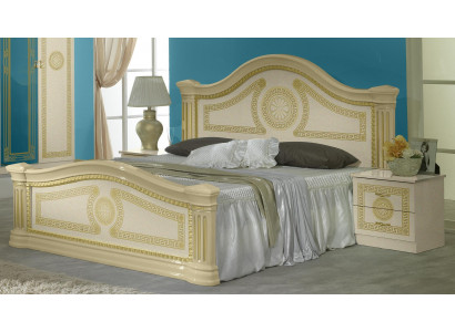 Design Schlafzimmer 3tlg. Set Bett Nachttisch Klassische Luxus Betten Set Möbel