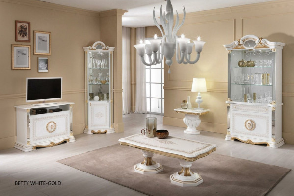 Beistelltisch Italienische Luxus Möbel Couchtisch Tische Konsolen Design Schrank