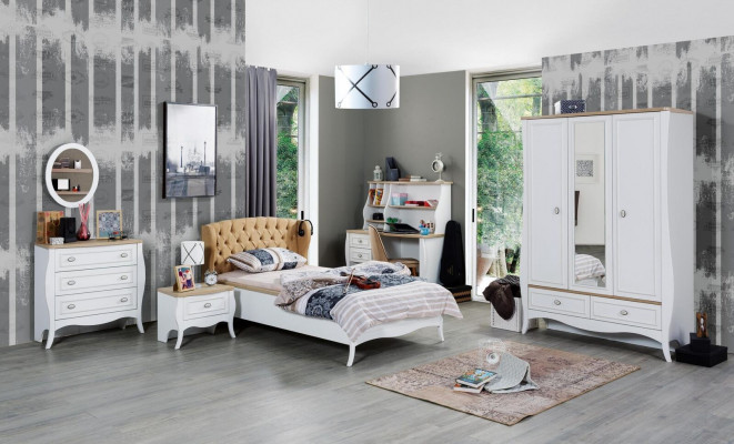 Kommoden Holz Design Schlafzimmer Kommode Spiegel Sideboard Luxus Stil