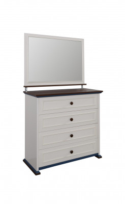 Kommode mit Spiegel Schubladen Holz Kommoden Jugendzimmer Sideboard