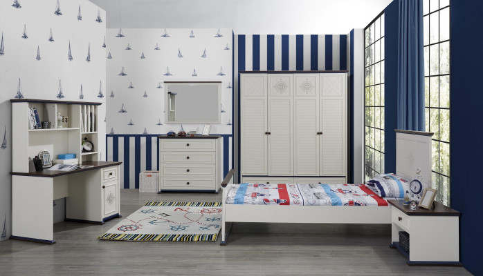 Kommode mit Spiegel Schubladen Holz Kommoden Jugendzimmer Sideboard