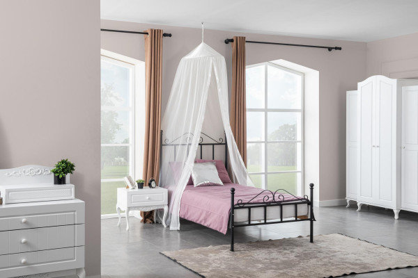 Bett Nachttisch Kommode 6 tlg.Schlafzimmer Modern Luxus Schlafzimmer