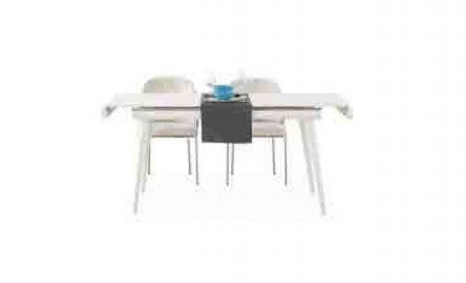Modern Essgruppe Möbel Esszimmer Set Garnitur Sitz Esstisch Polster 5tlg.