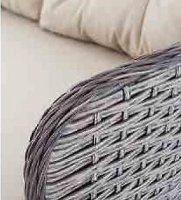 Moderne Gartenmöbel Tisch Sessel Hocker Veranda Sofa Garnitur 6tlg. Neu