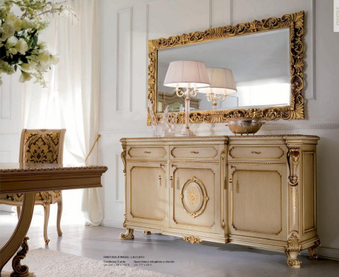 Gruppe Esszimmer Esstisch Stuhl Luxus Holz Beige Garnitur Set 8tlg