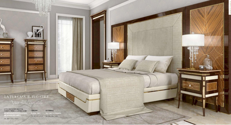 Luxus Bett Doppelbett Groß Braun Bettgestelle Bettrahmen Schlafzimmer