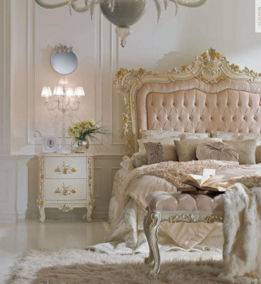 Luxus Bett Chesterfield Doppelbett Bettrahmen Beige Schlafzimmer
