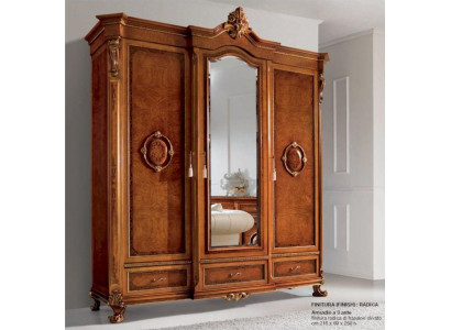 Kleiderschrank Braun Schränke Kleider Schlafzimmer Holz Möbel Schrank