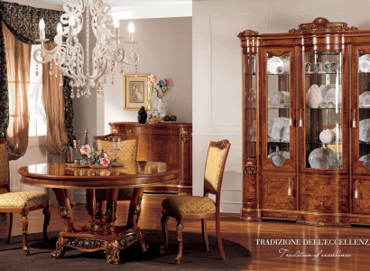 Vitrine Schränke Braun Groß Vitrinen Luxus Schrank Holz Esszimmer