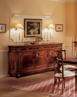 Luxus Anrichte Schränke Kommoden Wohnzimmer Holz Möbel