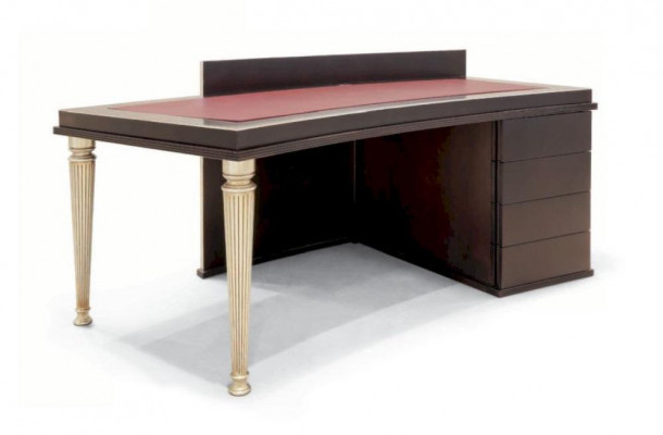 Schreibtisch Büro Schreibtische Tische Holz Luxus Modern Computertisch