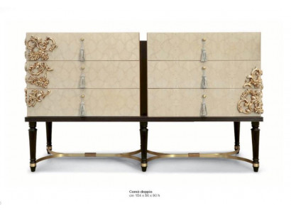 Kommode Sideboard Luxus Schränke Kommoden Schlafzimmer Holz Beige