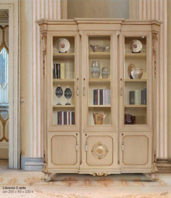 Wohnzimmer Vitrine Luxus Groß Schränke Vitrinen Holz Wohnzimmer Beige Barock