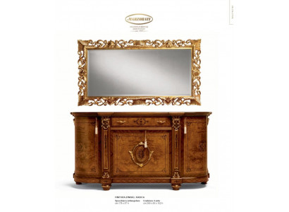 Wandspiegel Spiegel Luxus Holz Gold Barock Schlafzimmer Design Stil Marzorati