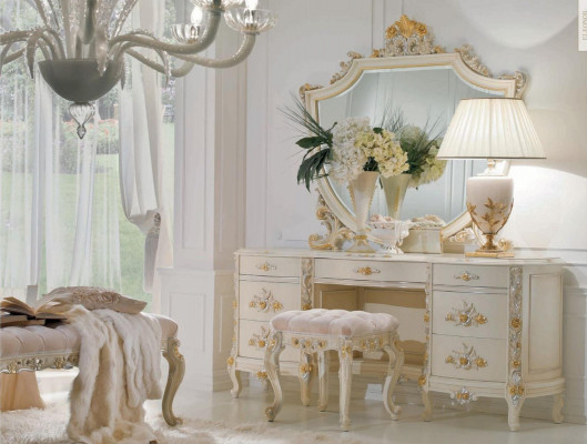 Wandspiegel Spiegel Luxus Gold Barock Schlafzimmer Design