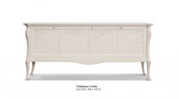 Luxus Sideboard Kommode Schränke Kommoden Wohnzimmer Holz Groß Weiß