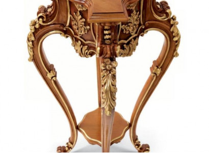  Blumenständer Blumensäule Ständer Beistelltisch Blumenständer Echtholz Braun Neu