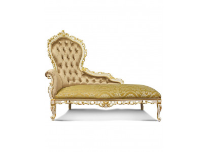Chaiselounge Liege Chaise Chesterfield Couch Beige Lounge Sitz Polster