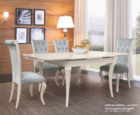 Esstisch Ausziehbar Holz Esszimmertisch Esszimmer Möbel Weiß