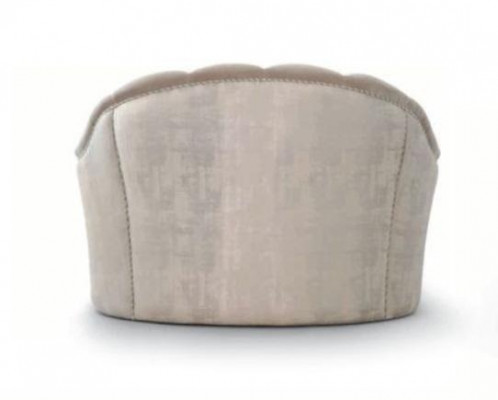 Sessel Luxus Sitzer 1 Sitz Clubsessel Stoff Wohnzimmer Grau Modern