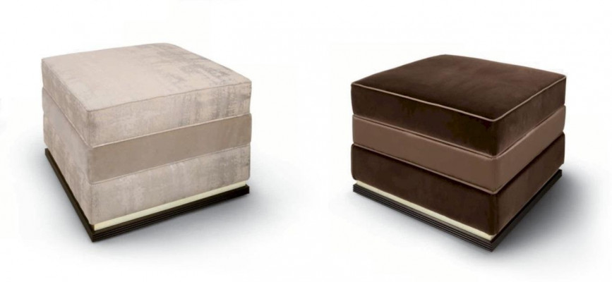 Hocker Fußhocker Ottomane Möbelhocker Polster Beistellhocker Stoff 