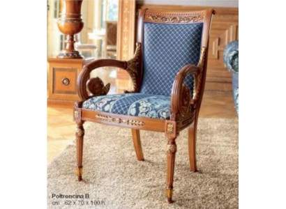 Esszimmerstuhl Stuhl Esszimmer Sessel Luxus Stuhl Stoff Blau