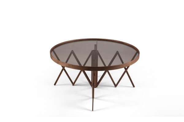 Designer Wohnzimmer Set 2x Couchtische Rund Kaffee Tisch Luxus Möbel