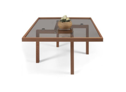 Luxus Wohnzimmer Couchtisch Glastisch Designer Einrichtung Beistelltisch
