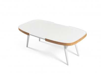 Holz Weiß Couchtisch Wohnzimmer Designer Modern Einrichtung 