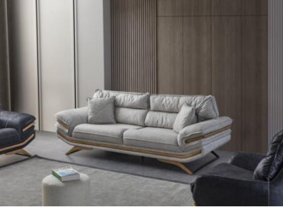 Stilvoll Wohnzimmer Möbel Design 3-Sitzer Sofa Weiße Farbe Exklusive