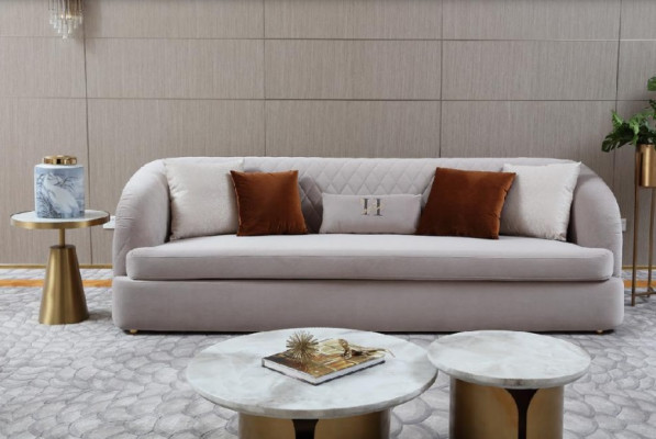 Designer Rund Couchtisch Wohnzimmertisch Kaffeetisch Sofa Tisch Beistell Marmor