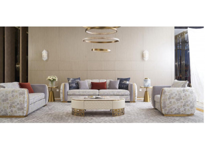 Wohnzimmerset Sofagarnitur 3+2+1 Sitzer Set Sofa Polster Couch Modern Relax Neu