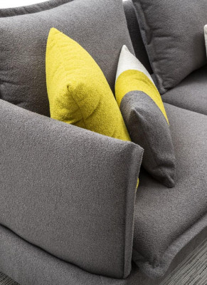 Grau Chesterfield Polstersofa Sofa Ecksofa Garnitur Polster Luxus Ecke Sofas