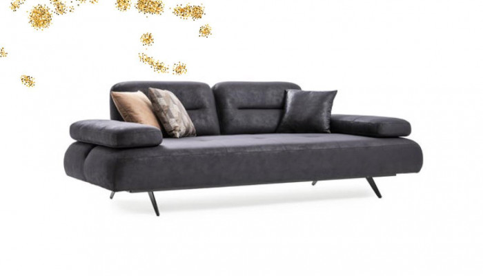 Sofagarnitur 4+3+1 Sitzer Set Design Sofa Polster Couchen Couch Modern Luxus Neu