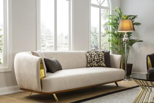 Luxus Sofagarnitur Modern Set 3+2+1+1 Sitzer Sofa Couch Garnitur Design Couchen