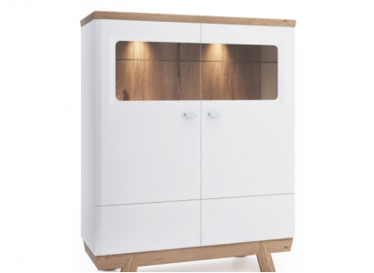 Vitrine Aktenschrank Schrank Vitrinen Büro Wohnzimmer Hochschrank Regal Neu ASKB