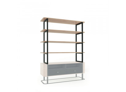 Regal Regal Aufbewahrung Wohnwand Aktenschrank Büro Office Schrank