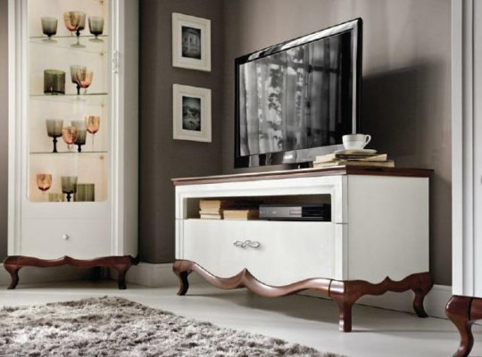  Massiv Holz Holz Handarbeit Klassischer Unterschank RTV Fernsehschrank MI-RTVA 