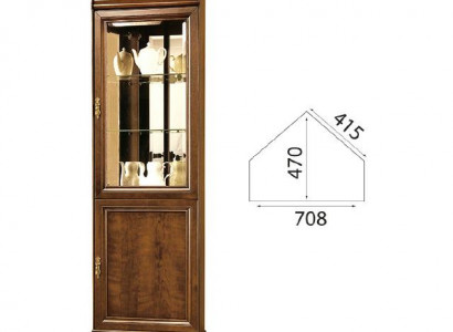  Klassische Vitrine Vitrinenschrank Vitrinen Schrankwand Glasschrank - Model N-WN 