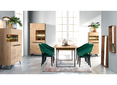 Modern Glas Vitrine Regale Holz Designer Schrank Vitrinen Regal Schränke neu