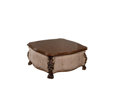Holz Couchtisch Klassische Wohnzimmer Tische Möbel Braun Quadratisch