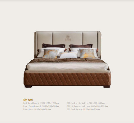 Design Leder Bett Luxus Polster Betten Deko Doppel Modernes Ehe 180x200