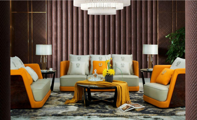 Luxus Sofagarnitur 321 Sitzer Set Design Sofa Polster Couchen Couch Modern Neu