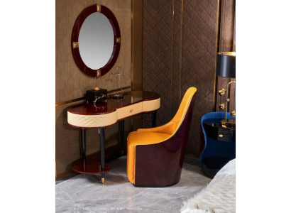 Schminktisch Spiegel Stuhl Komplett Set Kommode Schlafzimmer Modern
