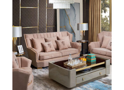 Wohnzimmer Couch Polster Sitz Garnitur 3er Sofas 3 Sitzer Sofa Stoffsofa Möbel