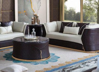 Designer Couchtisch Beistelltisch Sofa Wohnzimmer Tisch Möbel Rund