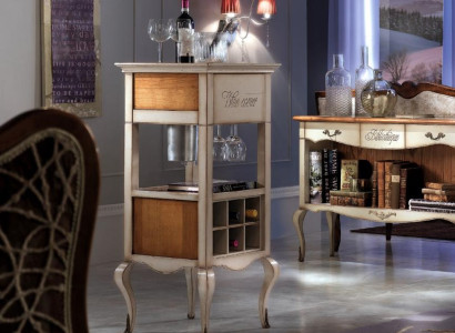 Hausbar Barschrank Bar Tisch Regal Weinregal Weinschrank Luxus Schrank Vitrine